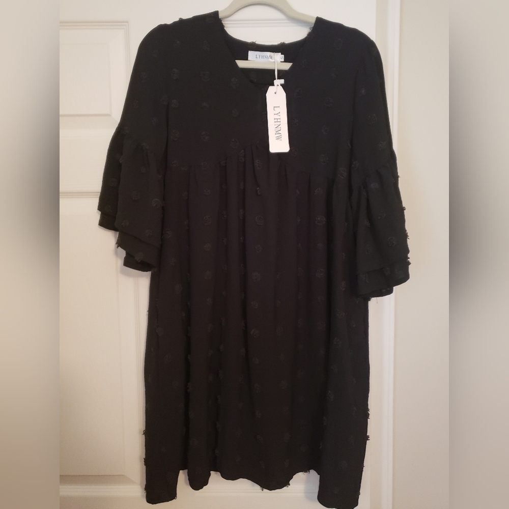 Boutine LA Black Long Sleeve Dress